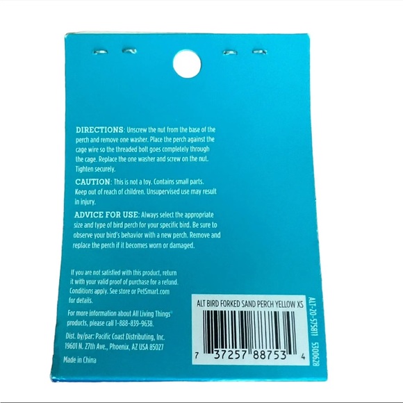 All Living Things Forked Sand Perch For Birds XS, 3 Pk New - Picture 3 of 3